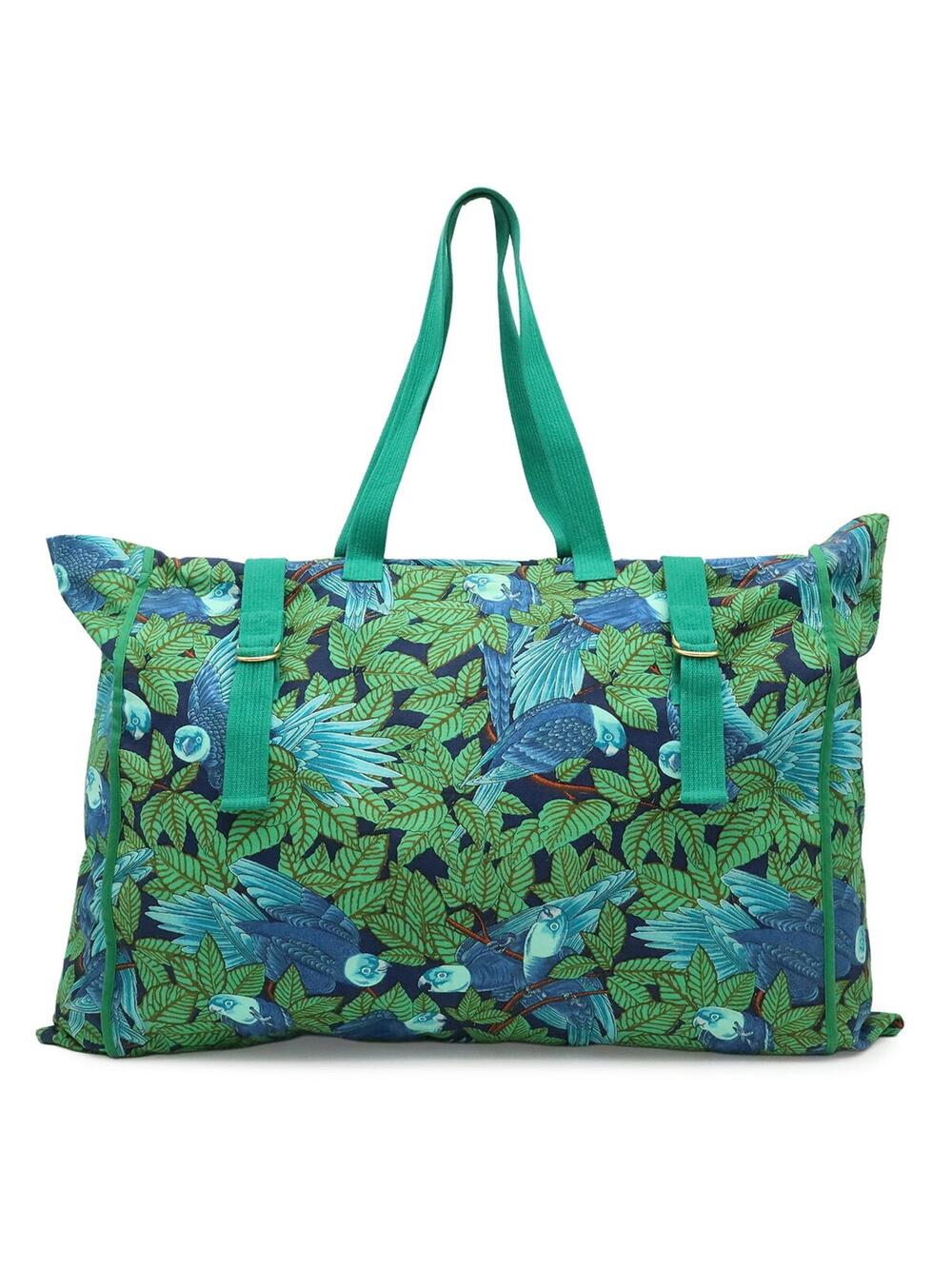 Hermes Beach Tote Printed Toile Large #375832H77B